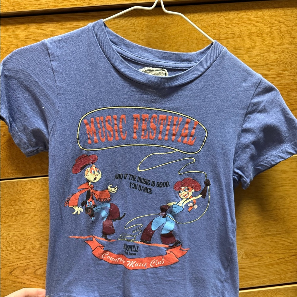 Blue Graphic Short Sleeve Tee